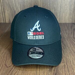 🔥🔥🔥New Era Black Braves World Series Cap🔥🔥🔥